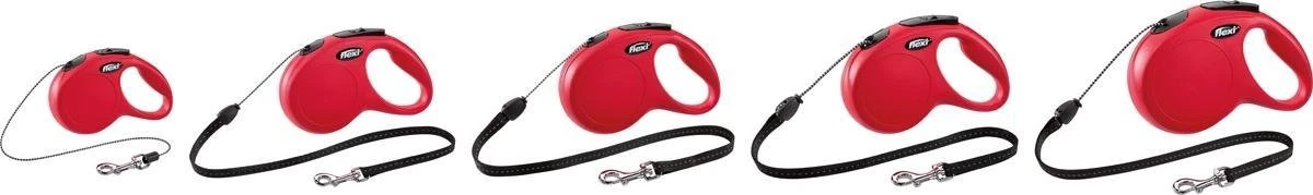Flexi New Classic Koord - Hondenriem - Rood - S - 8 M - (<12 Kg) 13 Flexi New Classic Koord - Hondenriem - Rood - S - 8 M - (<12 Kg) - Afbeelding 11