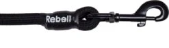 Rebel Petz - Sterke Gevlochten Hondenlijn Van Touw - Kleur: Zwart, Maat: Large -Hondenartikelen Serie Winkel 1200x345