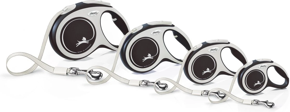 Hondenriem - Looplijn - FLEXI Rollijn NEW COMFORT Tape - L - ZWART - 8 Meter 4 Hondenriem - Looplijn - FLEXI Rollijn NEW COMFORT Tape - L - ZWART - 8 Meter - Afbeelding 2