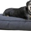 Snoozle Orthopedische Hondenmand - Zacht En Luxe Hondenkussen - Hondenbed - Wasbaar - Hondenmanden - 100 X 70 Cm - Stormy Grey -Hondenartikelen Serie Winkel 1200x514