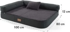 Brunolie Odin Hondenbed Hondenkussen Hondenmand - Wasbaar - Orthopedisch - Traagschuim -Hondenartikelen Serie Winkel 1200x556 1