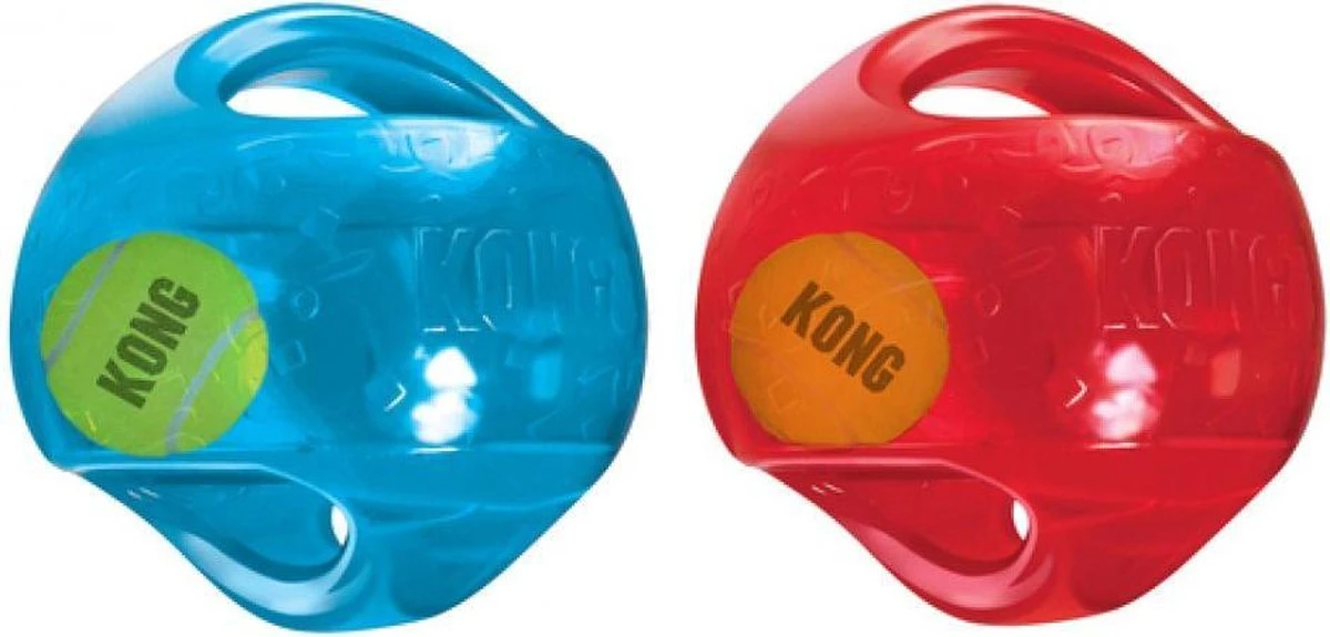 Kong Jumbler Ball - Assorti - M/L - Hondenspeelgoed - Ø14 Cm 4 Kong Jumbler Ball - Assorti - M/L - Hondenspeelgoed - Ø14 Cm - Afbeelding 2