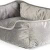 Topmast Hondenbed - Dierenmand - Dierenkussen - Molly - Zilver - 56 X 46 X 16 Cm - 1 + 1 GRATIS -Hondenartikelen Serie Winkel 1200x590 2