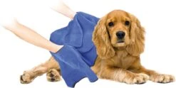 Dierenhanddoek Microvezel - Honden En Katten - Incl. Handvatten - 40x60 Cm - Blauw -Hondenartikelen Serie Winkel 1200x600 5