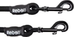 Rebel Petz - Dubbele Verstelbare Hondenriem Voor Twee Honden - Met Draaibare Sluiting En Zacht Handvat - Small En Large - Small (140 Cm Lang, Ø 8 Mm) -Hondenartikelen Serie Winkel 1200x603