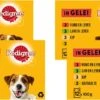Pedigree Adult Honden Natvoer - Vlees & Gevogelte In Gelei - 4 X 6 Stuks -Hondenartikelen Serie Winkel 1200x613