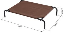 Merkloos Hondenbed - Hondenstretcher - Honden Ligbed - Inclusief 2 Overtrekhoezen - XL - 110x68cm - Grijs En Koffie -Hondenartikelen Serie Winkel 1200x621 1