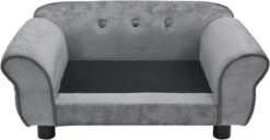 VidaXL Hondenbank 72x45x30 Cm Pluche Grijs -Hondenartikelen Serie Winkel 1200x624