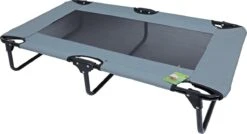 Hondenbed - Honden Stretcher - Opvouwbaar Hondenbed - Kleur: Grijs - Afmetingen: 106x60x21,5 Cm -Hondenartikelen Serie Winkel 1200x649