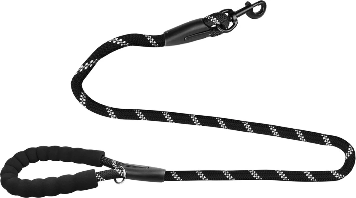 Comfortabele Hondenriem Met Gevoerd Handvat – Stevige Nylon Hondenlijn – Riem Voor Honden 4 Comfortabele Hondenriem Met Gevoerd Handvat – Stevige Nylon Hondenlijn – Riem Voor Honden - Afbeelding 2