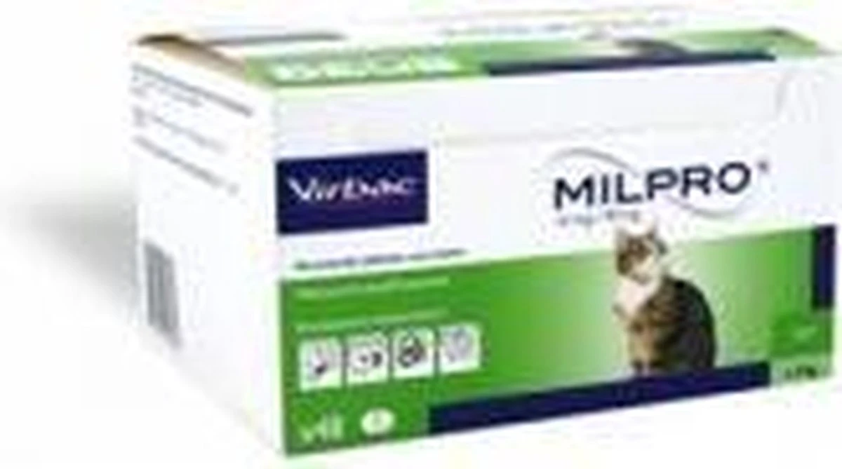 Milpro Ontwormingsmiddel - Grote Kat - 4 Tabletten 3 Milpro Ontwormingsmiddel - Grote Kat - 4 Tabletten