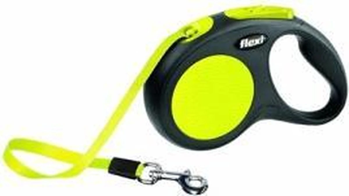 Flexi New Classic - Hondenriem Incl. Neon Band - Geel - S - 5 M - (<12 Kg) 19 Flexi New Classic - Hondenriem Incl. Neon Band - Geel - S - 5 M - (<12 Kg) - Afbeelding 17