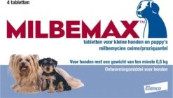 Milbemax Kleine Hond & Puppy's Van 0,5 Kg Tot 10 Kg - 1 St à 2 X 2 Tabletten -Hondenartikelen Serie Winkel 1200x678 4