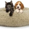 Behave Donut Hondenmand - Hondenkussen - Hondenbed - Kattenmand - Fluffy - Donut - 50cm - Beige -Hondenartikelen Serie Winkel 1200x681 1