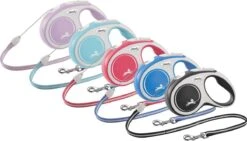 Hondenriem - Looplijn - FLEXI Rollijn NEW COMFORT Koord - M - Rose - 8 Meter -Hondenartikelen Serie Winkel 1200x685 3