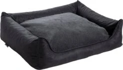 Maxxnobel Orthopedisch Hondenkussen - Lederlook/Teddy - M - 100 X 80 Cm - Zwart -Hondenartikelen Serie Winkel 1200x686 1