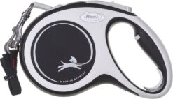 Flexi Rollijn New Comfort Tape M 5 M - Hondenriem - Zwart&Lichtgrijs -Hondenartikelen Serie Winkel 1200x692 2