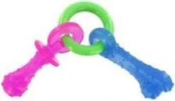 Nylabone Puppy Teething Pacifier Flexible - Hondenspeelgoed - Bacon 215x100x38 Mm 108 G Roze Blauw Groen Tot 11kg Small -Hondenartikelen Serie Winkel 1200x693 5