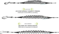 WAW Easy Dog Walk 'schokdemper' Zwart - XXL - >40 Kg -Hondenartikelen Serie Winkel 1200x694 2