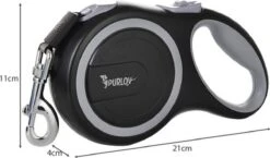 Hondenriem-Looplijn-Zwart/Grijs-8 Meter Oprol-Hond Lijn-Automatisch Rollijn 31 Hondenriem-Looplijn-Zwart/Grijs-8 Meter Oprol-Hond Lijn-Automatisch Rollijn -Hondenartikelen Serie Winkel 1200x704 4