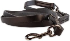 Multifunctionele Hondenriem - 220cm - Volledig Zwart - Leren Hondenriem - 100% Volnerfleer - Hondenriem Leer -Hondenartikelen Serie Winkel 1200x707