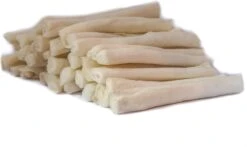 Kauwstaaf Witte Rol 15.5cm 50 Stuks - Hondensnack - Kauwsnack - Rund - Hondenbot - Kauwbot - Gedroogd