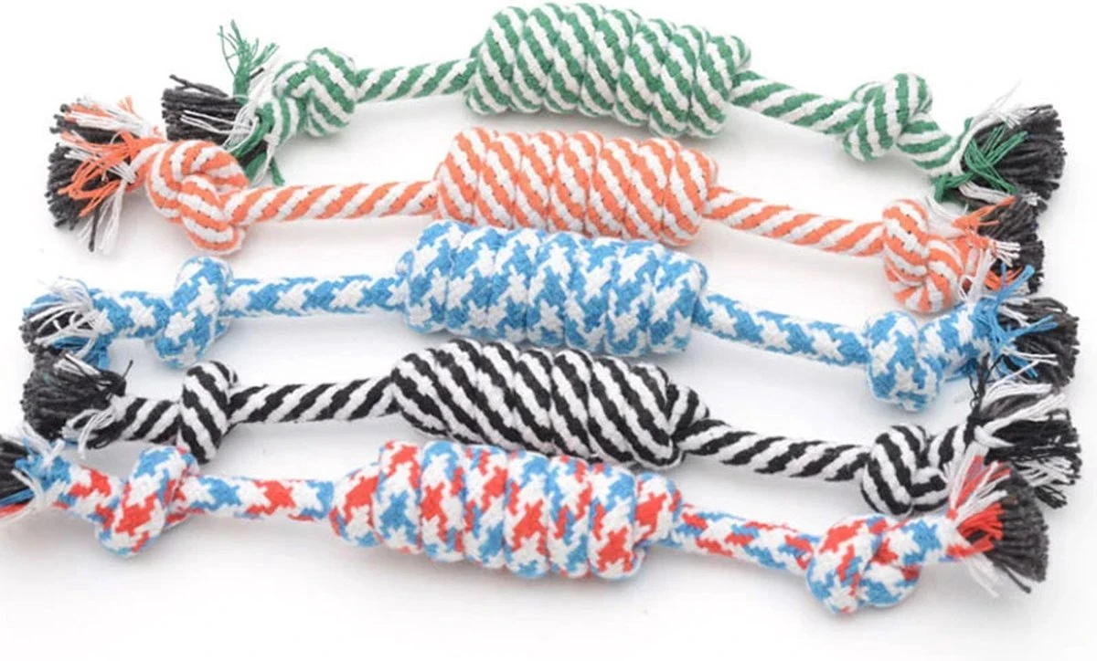 Merkloos Hondenspeelgoed Touw - Blauw / Rood / Groen / Oranje - Bijten - Sterk - Interactief - Kauwen - Trainen - Puppy - Hond - 25 Cm - Per Stuk 3 Merkloos Hondenspeelgoed Touw - Blauw / Rood / Groen / Oranje - Bijten - Sterk - Interactief - Kauwen - Trainen - Puppy - Hond - 25 Cm - Per Stuk