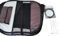 Dailyibed Opvouwbare Puppyren - Bruin - 115x115x58 Cm - Incl. Draagtas - Incl. Voederbak -Hondenartikelen Serie Winkel 1200x736 3