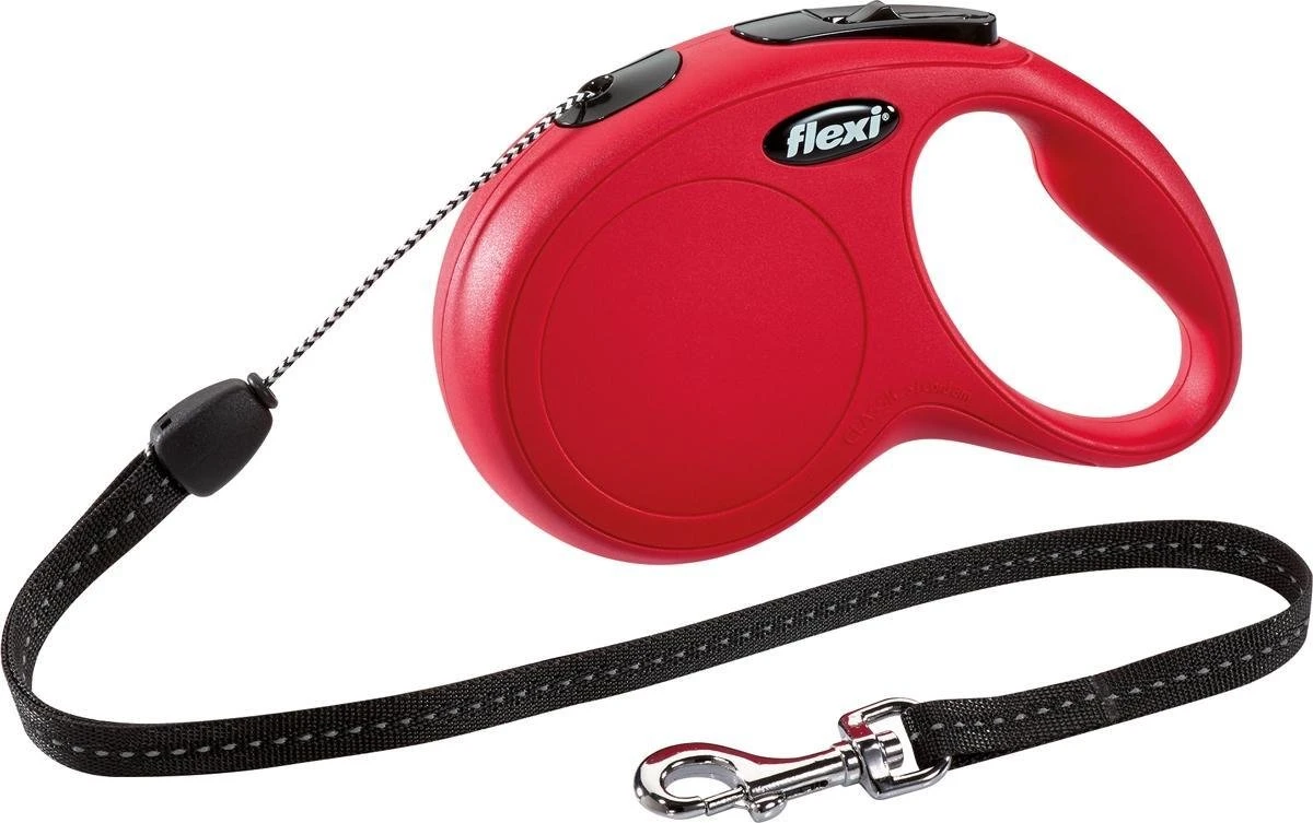 Flexi New Classic Koord - Hondenriem - Rood - S - 8 M - (<12 Kg) 11 Flexi New Classic Koord - Hondenriem - Rood - S - 8 M - (<12 Kg) - Afbeelding 9