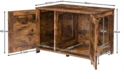 Houten Kattenhuis - Kattenkast Voor Binnen & Buiten - Kattenhok - Kattenhuisje Hout Met Deur En Gat - Hondenhok Voor Kleine Honden - 80 X 50 X 55 Cm -Hondenartikelen Serie Winkel 1200x763 3