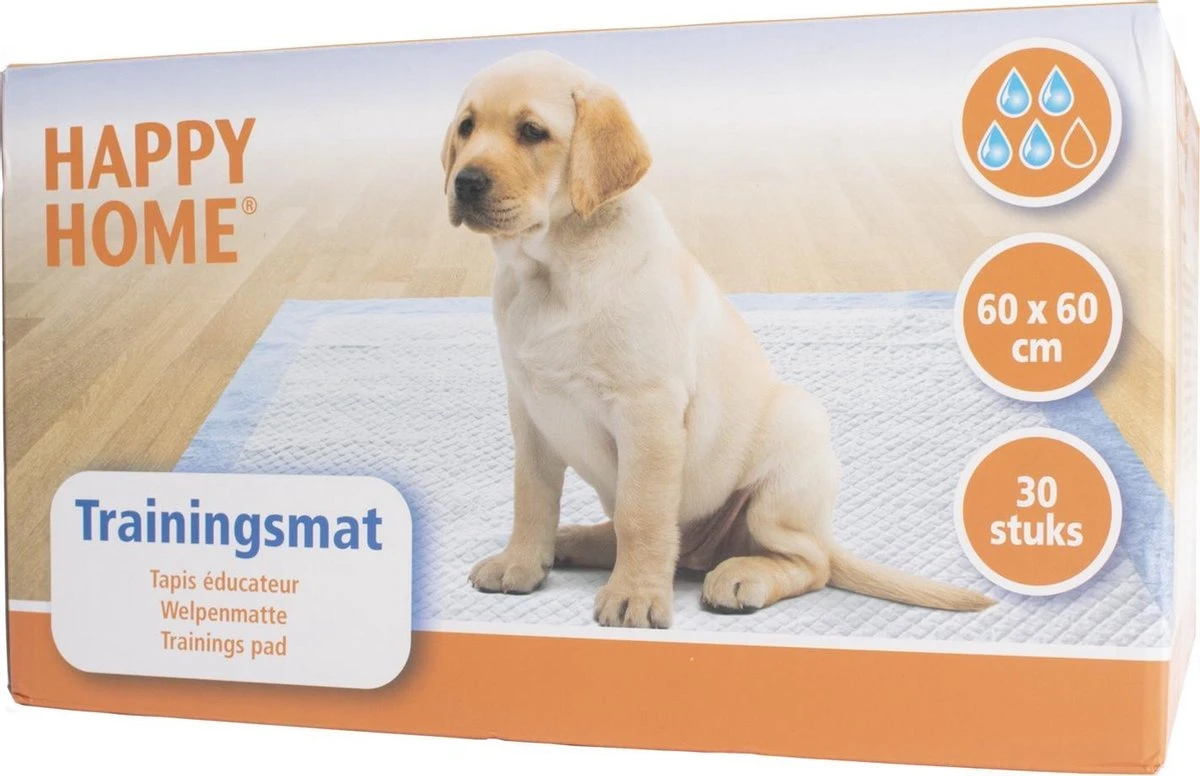 Happy Home Trainingsmat - Zindelijkstraining - 30 Stuks - 60X60 Cm 3 Happy Home Trainingsmat - Zindelijkstraining - 30 Stuks - 60X60 Cm