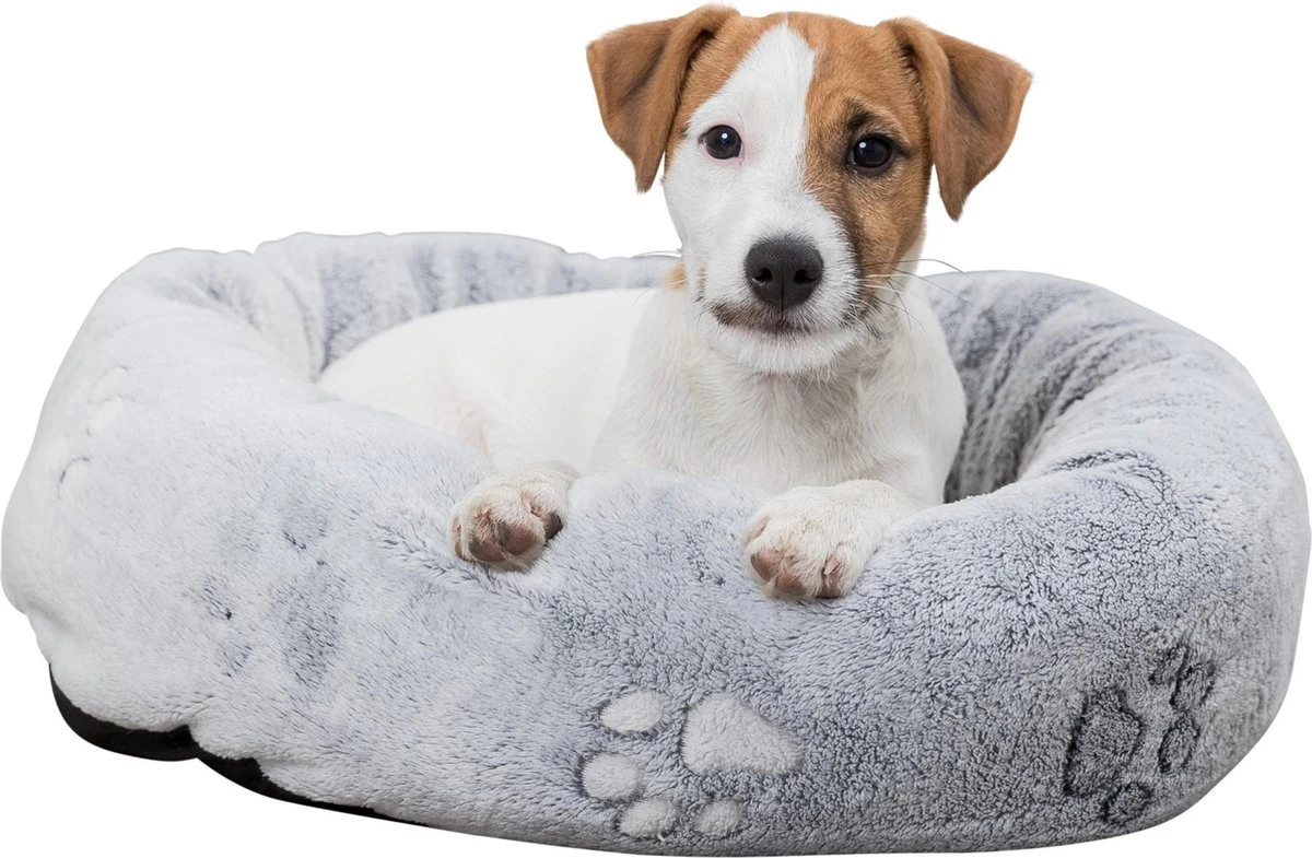 Trixie Hondenmand Nando Rond Lichtgrijs (50X40 CM) 5 Trixie Hondenmand Nando Rond Lichtgrijs (50X40 CM) - Afbeelding 3