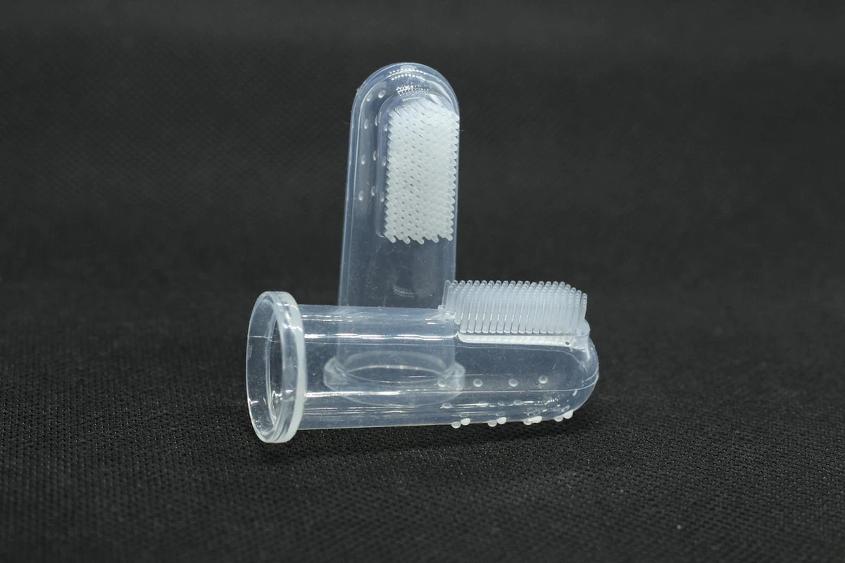 Merkloos 4x Honden Tandenborstel - Honden Tandenborstel Vinger - Honden Verzorging - Puppy - Hondentandenborstel - Katten Tandenborstel 4 Merkloos 4x Honden Tandenborstel - Honden Tandenborstel Vinger - Honden Verzorging - Puppy - Hondentandenborstel - Katten Tandenborstel - Afbeelding 2