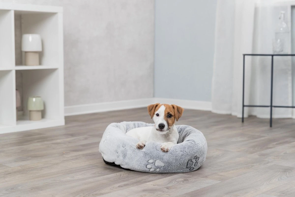 Trixie Hondenmand Nando Rond Lichtgrijs (50X40 CM) 6 Trixie Hondenmand Nando Rond Lichtgrijs (50X40 CM) - Afbeelding 4