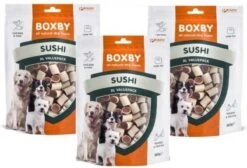 Boxby Voordeelpakket Sushi XL - 360 Gr - 3 Zakken - Hondensnack