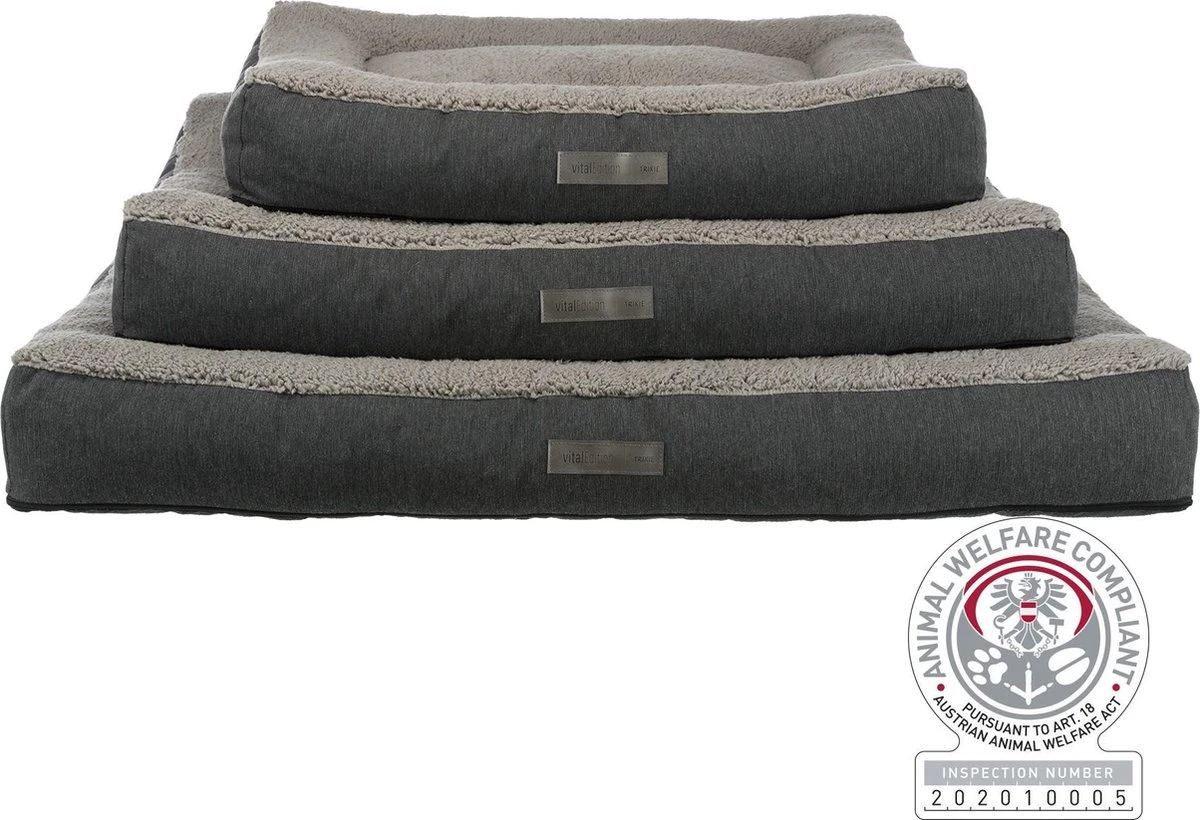 Trixie Vital - Hondenkussen Bendson - Orthopedisch - Grijs - 100X70 Cm 6 Trixie Vital - Hondenkussen Bendson - Orthopedisch - Grijs - 100X70 Cm - Afbeelding 4