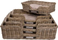 Happy-House Rieten Hondenmand - XL - 90 X 70 Cm Incl Kussen -Hondenartikelen Serie Winkel 1200x828 2