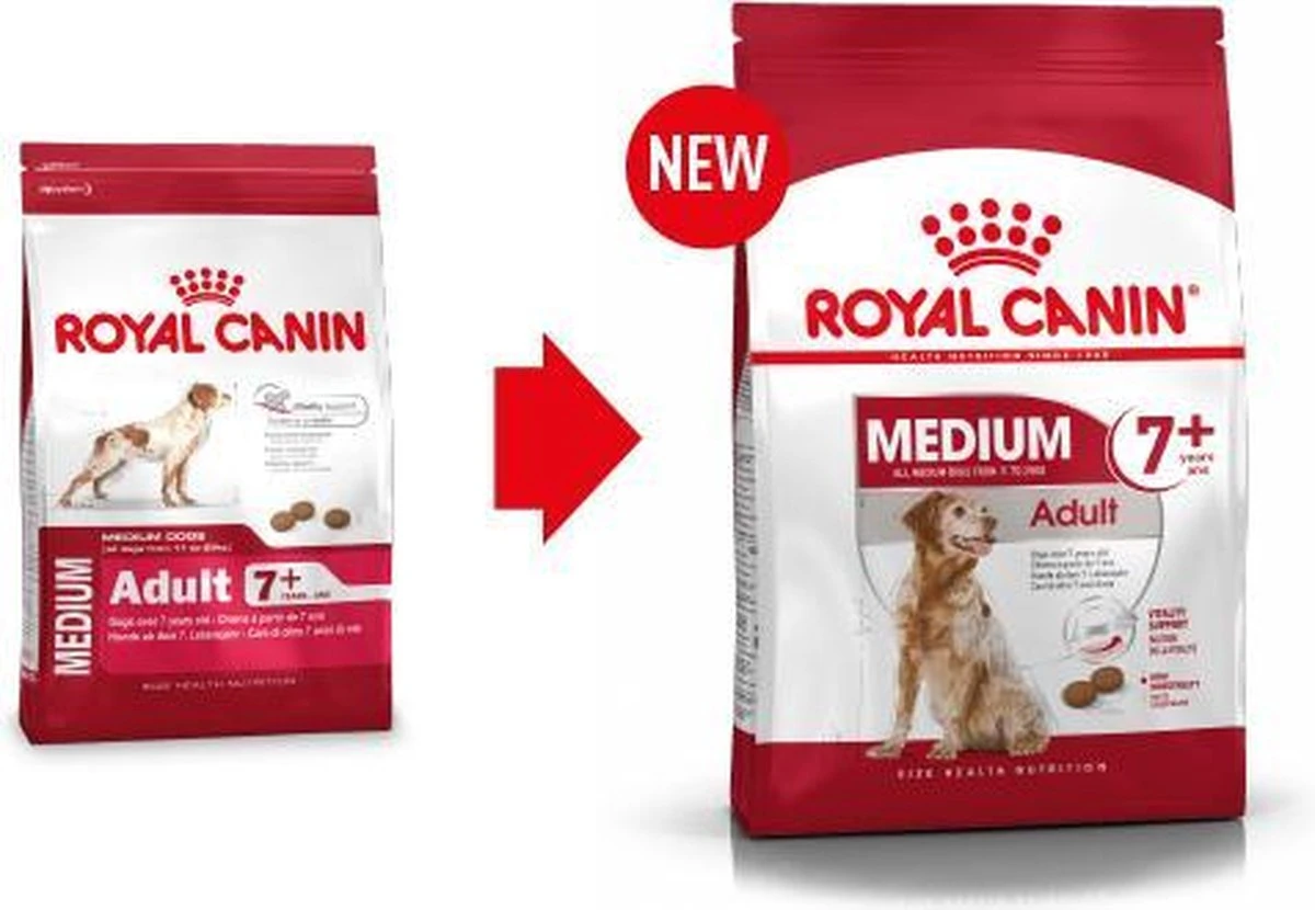 Royal Canin Medium Adult 7+ 15 KG 8 Royal Canin Medium Adult 7+ 15 KG - Afbeelding 6