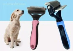 Merkloos Hondenborstel - Hondenkam 2-1 Met Vlooienkam - Klittenvrij Ondervacht - Ontwarringskam -Hondenartikelen Serie Winkel 1200x840 2