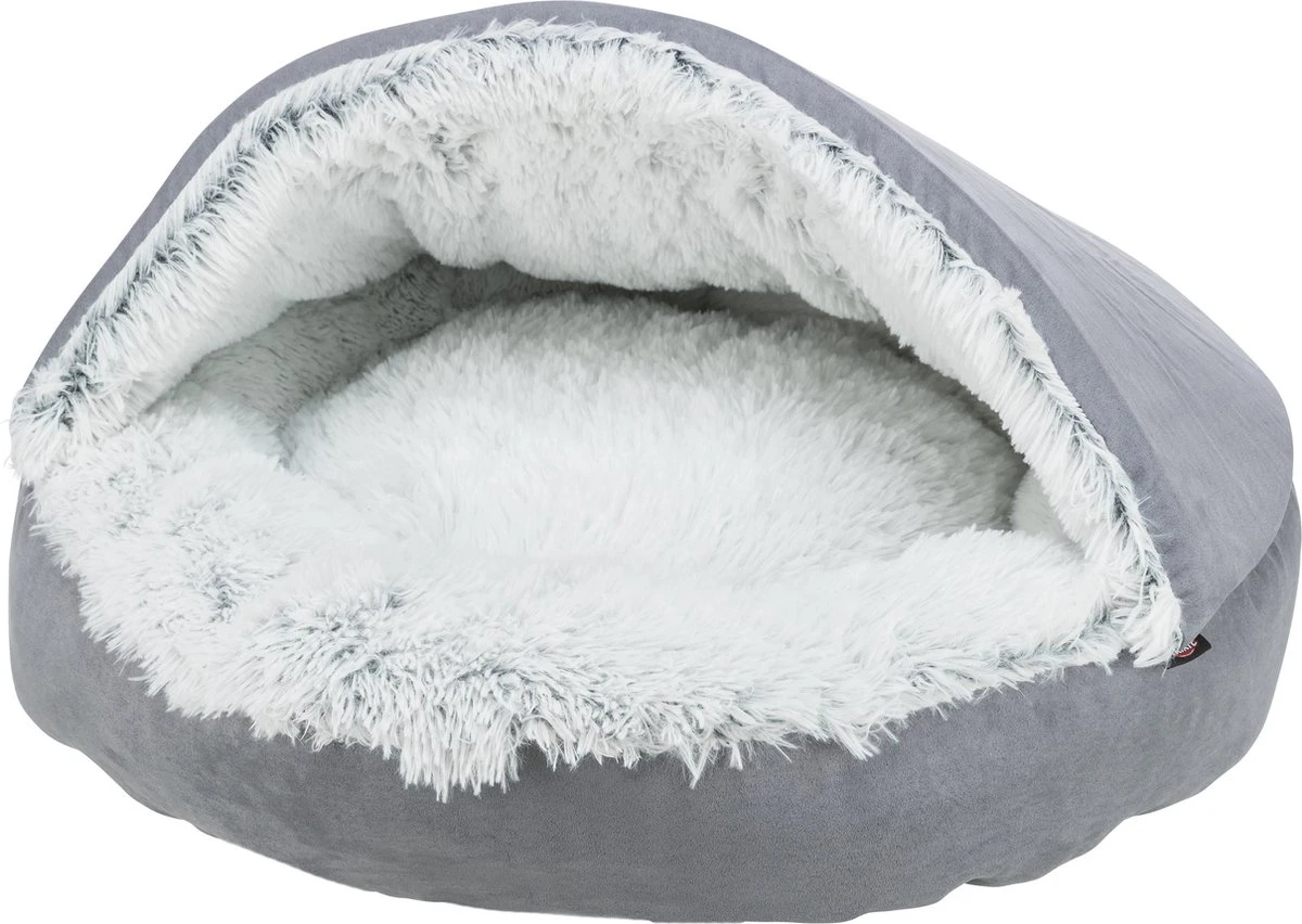 Trixie Hondenmand Donut Harvey Grijs / Wit-Zwart - 70X70 CM 5 Trixie Hondenmand Donut Harvey Grijs / Wit-Zwart - 70X70 CM - Afbeelding 3