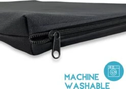 Topmast Waterproof Benchkussen - Nylon - Zwart - 60 X 45 Cm - Benchmat - Benchmatras - Waterafstotend - Hondenkussen -Hondenartikelen Serie Winkel 1200x854 4