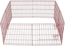 Topmast Puppyren Uitvouwbaar - Roze - 560 Cm Omtrek - 60 Cm Hoog - Opvouwbaar - XL Hondenren - Voor Binnen -Hondenartikelen Serie Winkel 1200x856 4