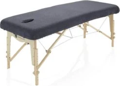 Hoeslaken Massagetafel Grijs- Extra Dik - Badstof Stretch - Met Uitsparing -Hondenartikelen Serie Winkel 1200x866 1
