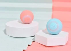 Merkloos Speelbal - Slimme Interactieve Zelfrollende Bal - Kat En Hond Speelgoed - Kattenspeelgoed - BLAUW -Hondenartikelen Serie Winkel 1200x868 4