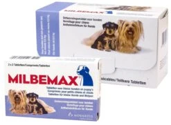 Milbemax Kleine Hond & Puppy's Van 0,5 Kg Tot 10 Kg - 1 St à 2 X 2 Tabletten -Hondenartikelen Serie Winkel 1200x880 4