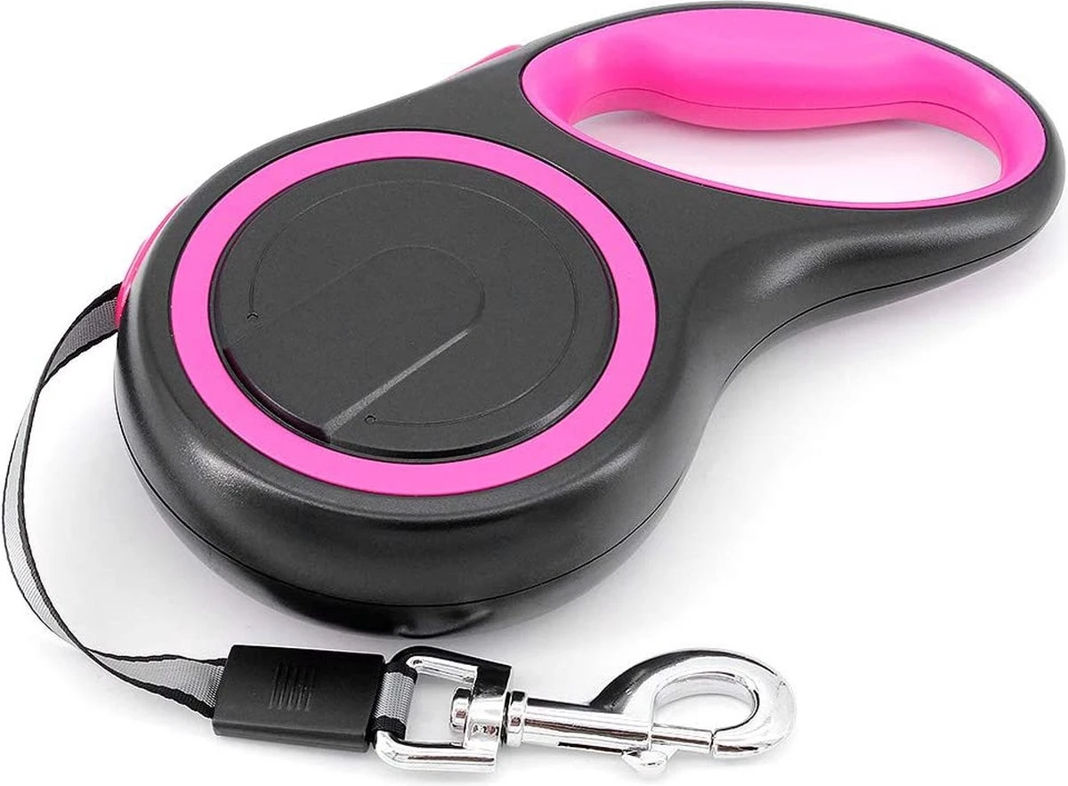 IGOODS - Uitlaatriem - Honden Riem - Katten Riem - Uitlaatriem Voor Dieren - Rollijn - 5 Meter Lang Roze 10 IGOODS - Uitlaatriem - Honden Riem - Katten Riem - Uitlaatriem Voor Dieren - Rollijn - 5 Meter Lang Roze - Afbeelding 8