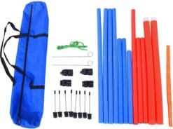 Merkloos Honden Agility Set - 23-delig - Agility Voor De Hond - Agility - Honden Parcours - Honden Training - Rood/Blauw -Hondenartikelen Serie Winkel 1200x895 8