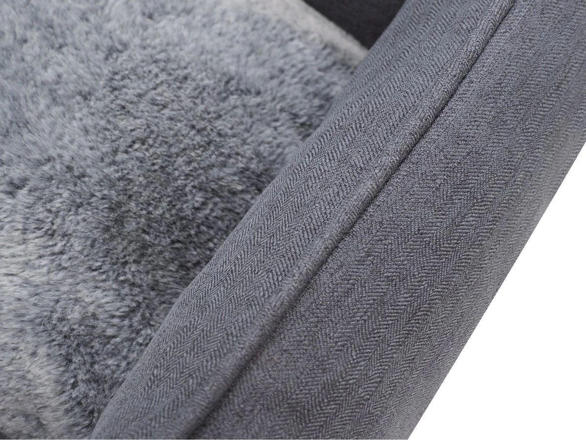 Benzano - Hondenmand - All Season - Wasmachine Wasbaar - Omkeerbaar Kussen - Pluche - Schuimvulling - Grijs - 80 CM 5 Benzano - Hondenmand - All Season - Wasmachine Wasbaar - Omkeerbaar Kussen - Pluche - Schuimvulling - Grijs - 80 CM - Afbeelding 3