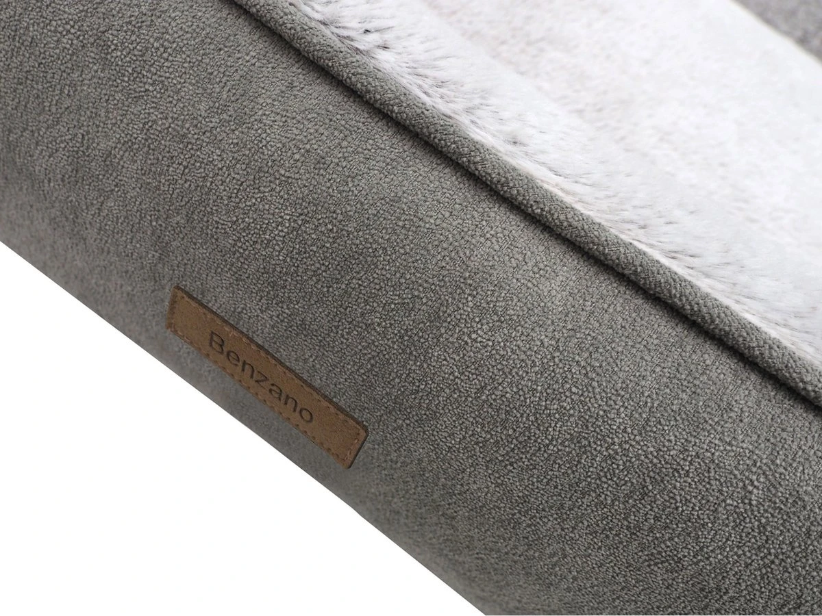 Benzano - Hondenmand - Pluche - Zacht - Wasmachine Wasbaar - Schuimvulling - Grijs/Taupe - 80 CM 7 Benzano - Hondenmand - Pluche - Zacht - Wasmachine Wasbaar - Schuimvulling - Grijs/Taupe - 80 CM - Afbeelding 5