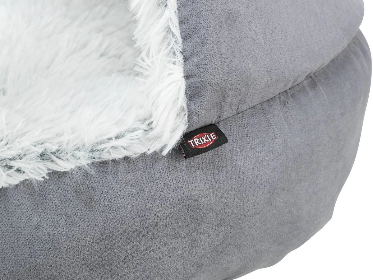 Trixie Hondenmand Donut Harvey Grijs / Wit-Zwart - 70X70 CM 4 Trixie Hondenmand Donut Harvey Grijs / Wit-Zwart - 70X70 CM - Afbeelding 2
